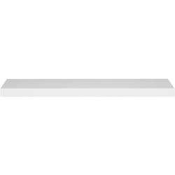 Woltu - tagère murale cube en bois mdf, Étagère pour livres/CD/DVD, Étagère à fixation invisible, 80x22, 9x3, 8cm, Blanc