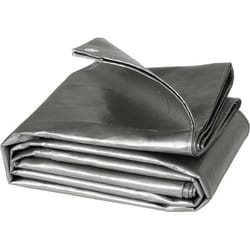 WOLTU Bâche de protection en polyéthylène Bâche d’extérieur Couverture de bateau280g-m2 4x5 m Gris