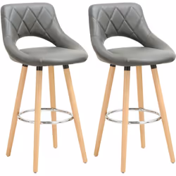 Information sur le produit: - Les pieds en bois massif et le repose-pieds vous offrent une assise confortable et solide. - Co ...