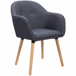 Données techniques: CONFORTABLE ET ERGONOMIQUE: Doté d'un dossier incurvé avec accoudoirs. ce fauteuil de salle à manger peut ...
