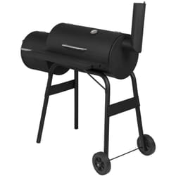 Barbecue à Charbon, Grill bbq avec Roues de Transport, 115x53x114cm, Noir - Woltu