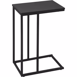 WOLTU Table basse en métal et bois Table basse de salon Table à thé Table à café Table de chevet45x25x63.5 cm Noir