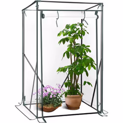 Information sur le produit: - Cette serre de jardin est très pratique et idéal pour vos légumes et plantes. - Vous pourriez f ...