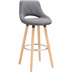 Information sur le produit: - Les pieds en bois massif et le repose-pieds vous offrent une assise confortable et solide. - Co ...