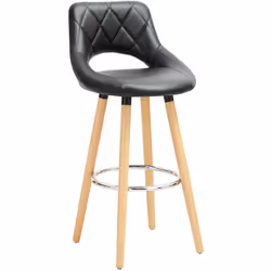 Information sur le produit: - Les pieds en bois massif et le repose-pieds vous offrent une assise confortable et solide. - Co ...