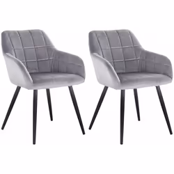Information sur le produit: - Design moderne s’adapte bien à votre maison. - La surface du siège bien rembourrée en velours e ...