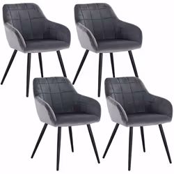 Information sur le produit: - Design moderne s’adapte bien à votre maison. - La surface du siège bien rembourrée en velours e ...