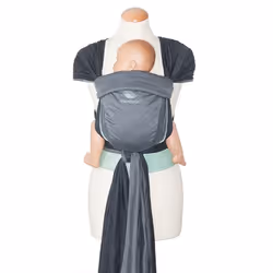 Manduca Twist, Écharpe de portage, Garçon/Fille, 15 kg, Bleu, Gris, Coton