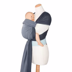 Manduca Twist Écharpe de portage Coton Bleu, Gris