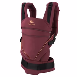 Manduca XT Cotton denimberry-toffee, Port-bébé ventral, Garçon/Fille, 20 kg, Baie, Coton
