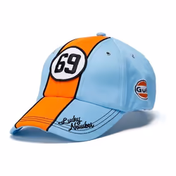 Casquette - Gulf - F1 Team - Bleu - Coton - Sportswear