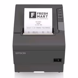 Epson TM-T88V parallèle noire USB + PS-180 + câble AC, Thermique, Imprimantes POS, 180 x 180 DPI, 300 mm/sec, 1,41 x 3,39 mm, ...