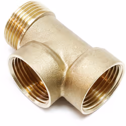 de haute qualité, 1", raccord trois voies 3x DN25. Vous recevrez un raccord 3 trous.
