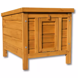 Niche pour chien et petits animaux - Rongeurs - Clapier Lapin - Bois dépicéa - Toit étanche - 420x515x430mm