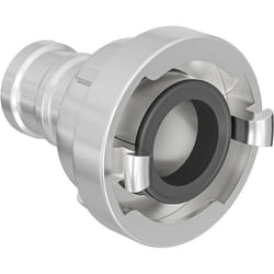 Wiltec - Accouplement Storz D/25 mm – 62 x 55 x 55 mm – en Aluminium – avec long Manchon rotatif 120° – Raccord pour Tuyaux pompier Irrigation