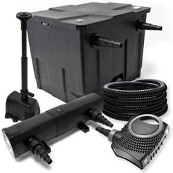 Kit de filtration pour bassin SunSun - Bio Filtre 12000l 24W UV Stérilisateur 80W Pompe et Pompe de Fontaine