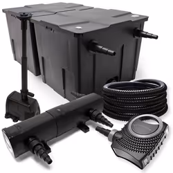Kit de filtration de bassin Filtre 60000l Pompe éco Stérilisateur UVC 36W Tuyau 25m Pompe Fonaine - 54063