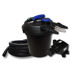 Kit de Filtration à Pression Bassin 6000l Stérilisateur UVC 11W Pompe 25m Tuyau - 54308