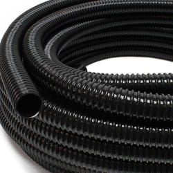Wiltec - Tuyau d'aspiration noir – 5 m / ø 25 mm (1') / 180 g/m – avec Spirale de renforcement – Tube souple sans pression en pvc – pour Arrosage