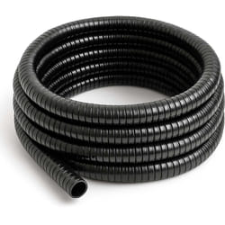 Wiltec - Tuyau d'aspiration noir – 5 m / ø 25 mm (1') / 180 g/m – avec Spirale de renforcement – Tube souple en pvc sans pression – pour Irrigation