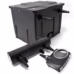 Kit de Filtration de Bassin Bio 12000l 80W Pompe Super éco Stérilisateur UVC 36W - 54416