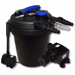 [Une eau cristalline] - Le filtre SunSun CPF-180 veille au maintien de la propreté de bassins de 6000L max avec 11W UV. Entre ...