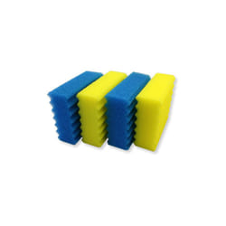Lot de 4 pièces de rechange pour filtre biologique CBF350 Ensemble complet d'éponge filtrante en coton d'origine