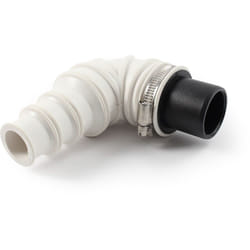 Raccord en angle 90° Clapet anti-retour DN40 Collier de serrage pour Pompe relevage – Pour Eaux usées chargées wc – Station de Pompage Assainissement