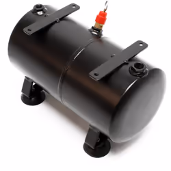 Réservoir de pression Pour compresseur AS189 Capacité : 3 litres 3 x 9,52 mm (⅛″) femelle, 1 x 12,91 mm (¼″) femelle Si le ré ...