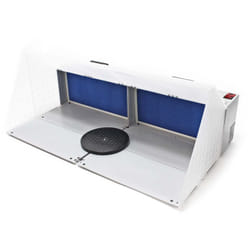 Xpotool - Wiltec Cabine d'aspiration double pour aérographie airbrush 12 v – Silencieuse 52 dB – 8 m³/mn – Filtre extraction vapeur brouillard
