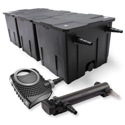 Filtre de bassin SunSun 90000l avec stérilisateur UVC 24W et pompe 70W