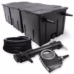 Filtre de bassin SunSun 90000l avec stérilisateur UVC 36W pompe 70W et tuyau - 54800