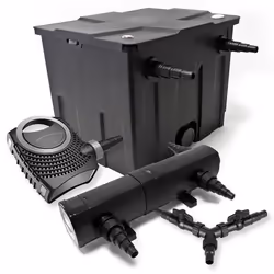 Kit de filtration de bassin SunSun pour 12000l avec stérilisateur 18W et pompe 70W