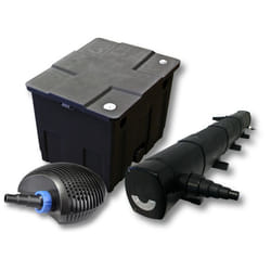 Kit de filtration de bassin pour 12000l avec 72W Stérilisateur et CTF éco Pompe avec 20W - 54913