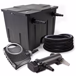 SunSun Kit de filtration de bassin 12000l 18W UVC 3. Stérilisateur NEO8000 70W Pompe Tuyau - 54276