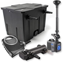 SunSun Kit de filtration de bassin 12000l 18W UVC Stérilisateur NEO7000 50W Pompe Fontaine
