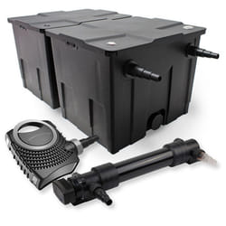 SunSun Kit de filtration de bassin 60000l 36W UVC 6. Stérilisateur NEO10000 80W Pompe - 54668