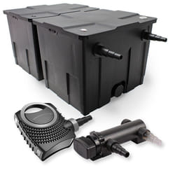 SunSun Kit de filtration de bassin 60000l 18W UVC 3. Stérilisateur et NEO7000 50W Pompe