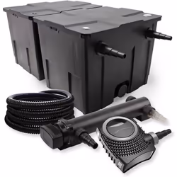 [Bassin de jardin propre] - Filtre bio SunSun CBF-350B, optimisé pour les bassins de 60 000 l, entretien facile, filtration e ...