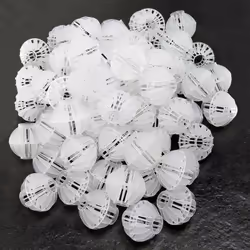 Pièce détachée : 55x boules biologiques Pièce détachée pour filtre de bassin à pression Pour le modèle CPF-15000 Couleur : bl ...