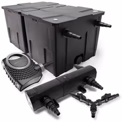 SunSun Kit de filtration de bassin 60000l 18W Stérilisateur NEO10000 80W Pompe