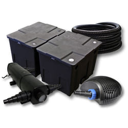 Kit de filtration de bassin SunSun pour 60000l avec Stérilisateur 24W et Pompe éco 40W - 55044