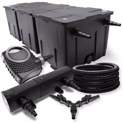 Kit filtration bassin SUNSUN - 90000l - Stérilisateur NEO10000 80W - Pompe 25m Tuyau