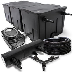 Kit filtration bassin SUNSUN - 90000l - Stérilisateur NEO10000 80W - Pompe 25m Tuyau