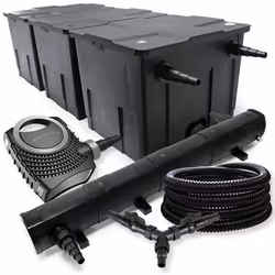 Filtre de bassin SunSun 90000l 72W Stérilisateur NEO10000 80W Pompe 25m Tuyau - 55190