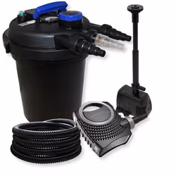 Kit filtration bassin à pression 6000l 11W UVC NEO8000 70W Pompe 25m Tuyau Fontaine - SunSun