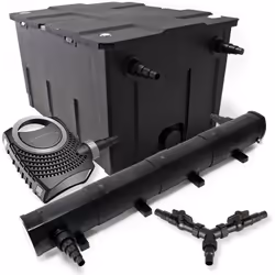 [72W de puissance pour un bassin clair] - SunSun CUV-272 clarifie l’eau des bassins de 60 000 l, élimine les algues et la tur ...