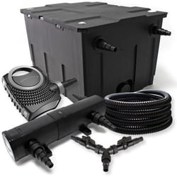 SunSun Kit filtration bassin 60000l 18W Stérilisateur NEO10000 Pompe 25m Tuyau
