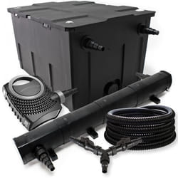 Kit filtration pour bassin - SUNSUN - 60000l - Stérilisateur NEO10000 80W - Pompe 25m Tuyau