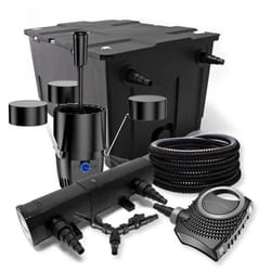 SunSun Kit filtration bassin 60000l 24W Stérilisateur NEO8000 70W Pompe 25m Tuyau Skimmer